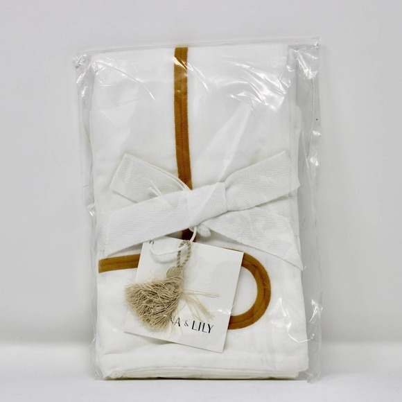 *NEW* Serena & Lily Border Frame Sateen Euro Sham - Picture 4 of 5